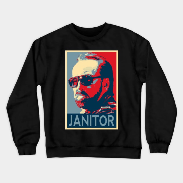 The Janitor Crewneck Sweatshirt by dolanjaran